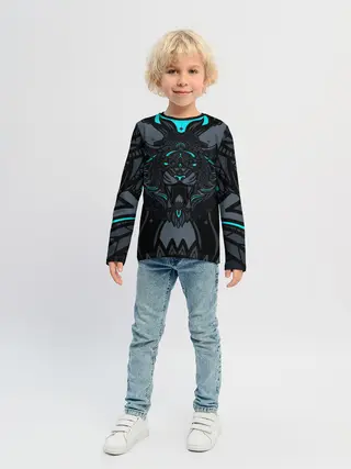 Детский лонгслив / Рисунок тигр