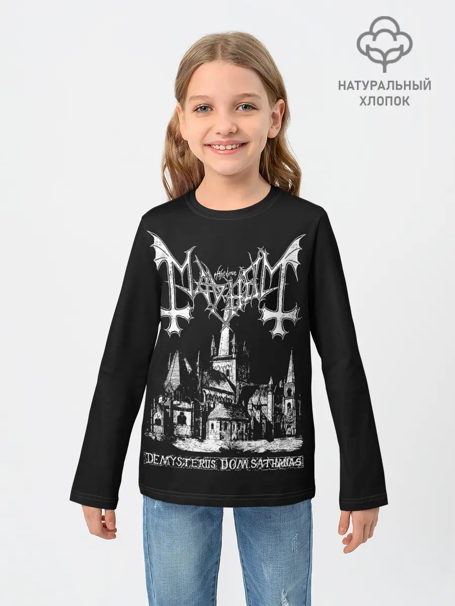 Детский лонгслив / Mayhem
