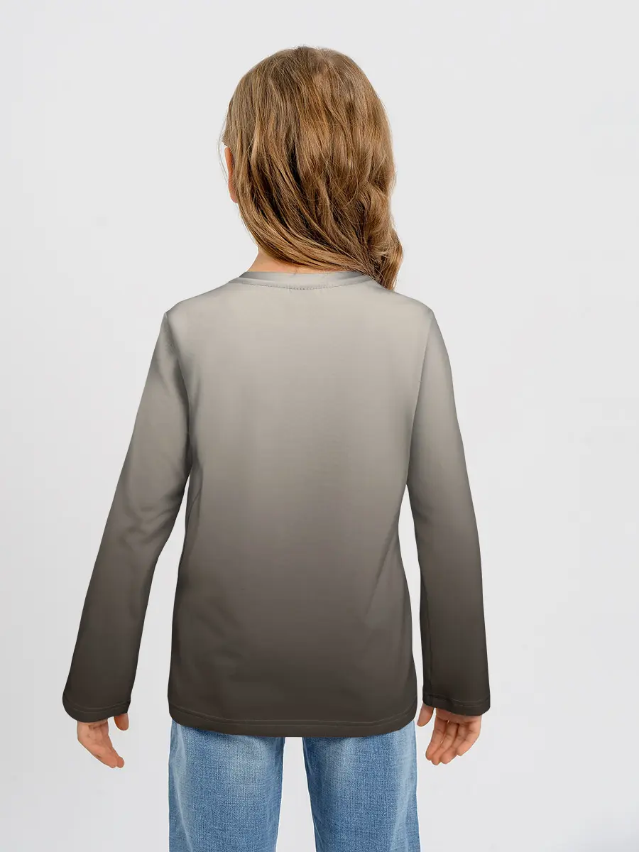 Детский лонгслив / Сиамский кот голубые глаза