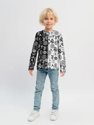 Детский лонгслив / ЛОГОТИПЫ ФУТБОЛЬНЫХ КОМАНД