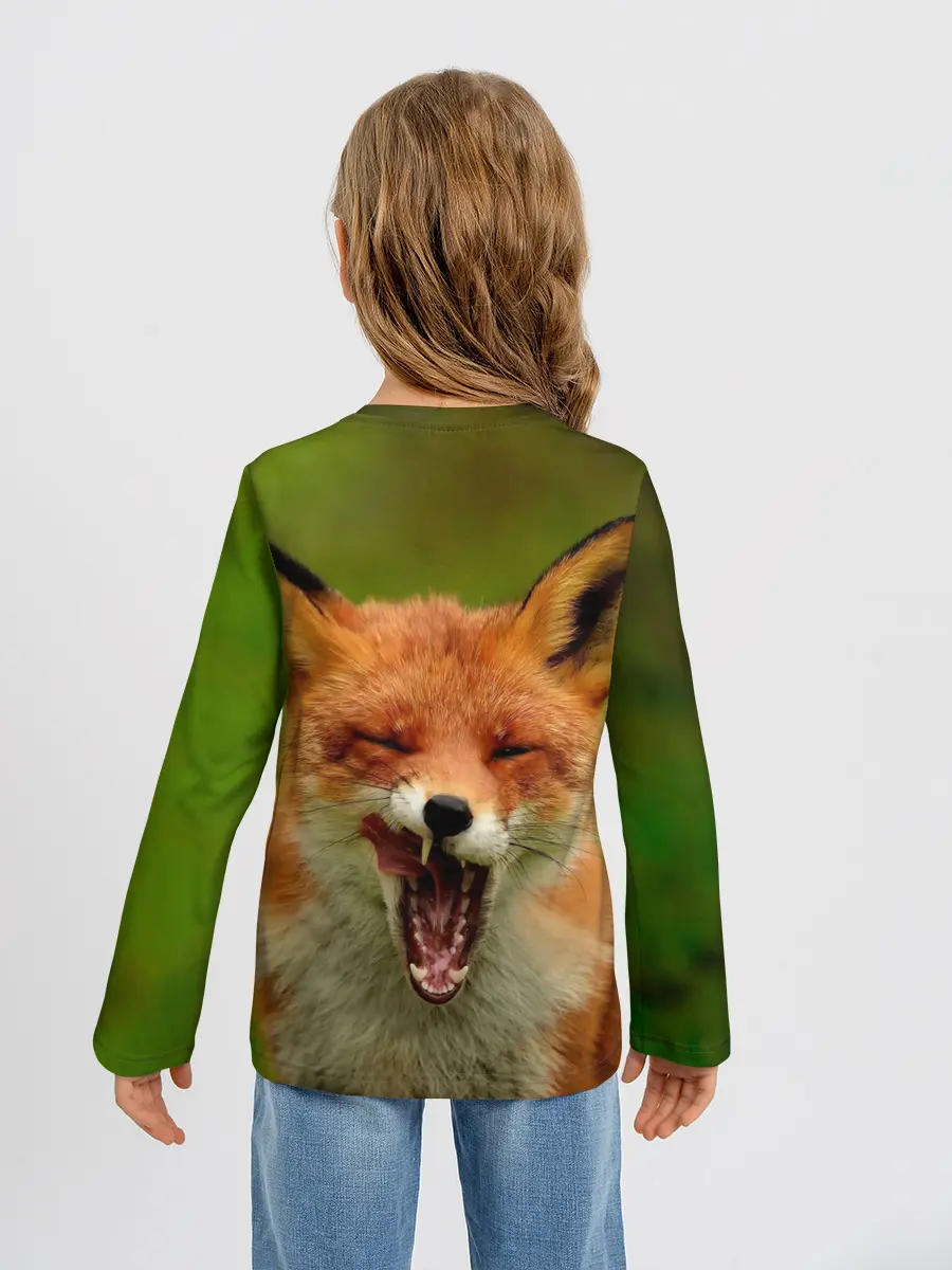 Детский лонгслив / Лисица