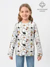 Детский лонгслив / Коты