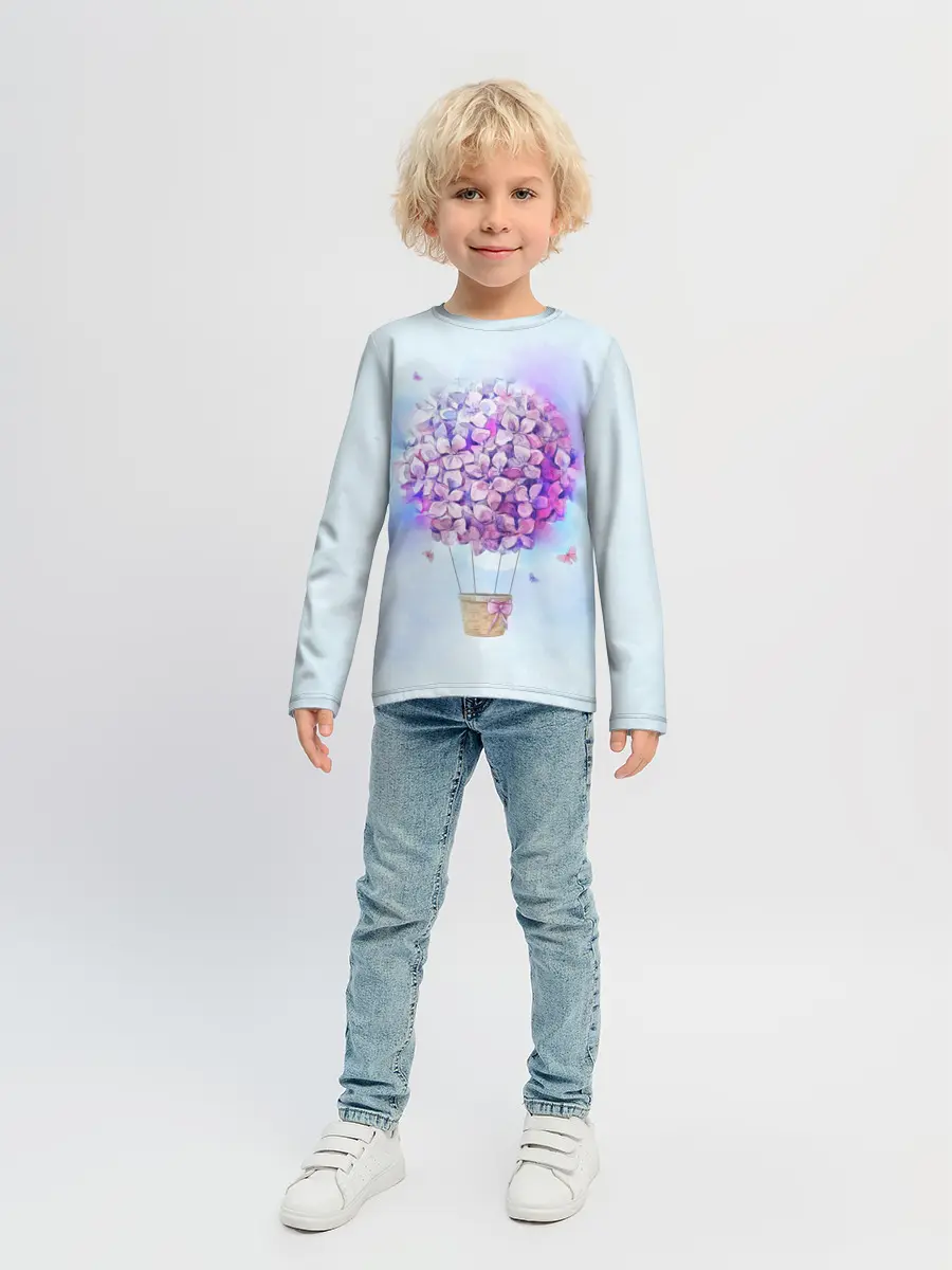 Детский лонгслив / Air flowers