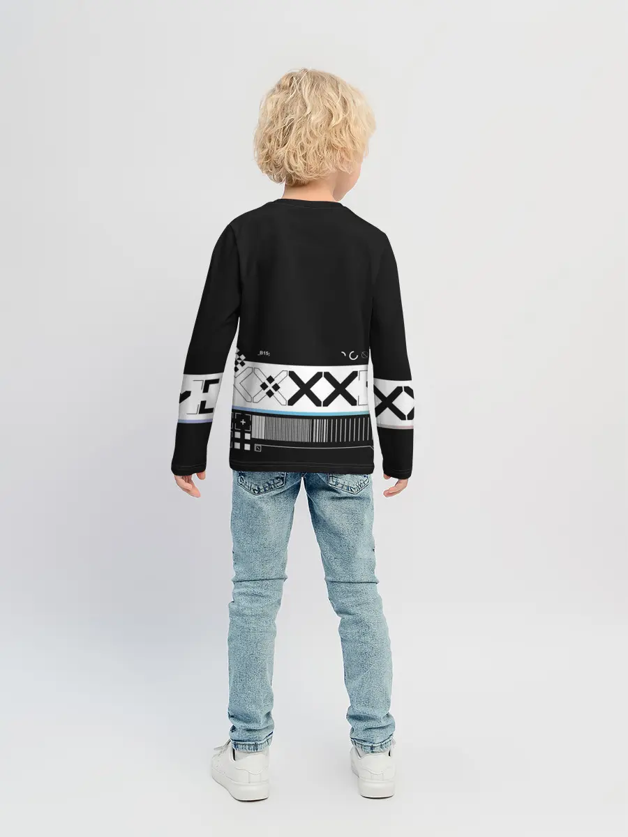 Детский лонгслив / Printstream | Поток информации