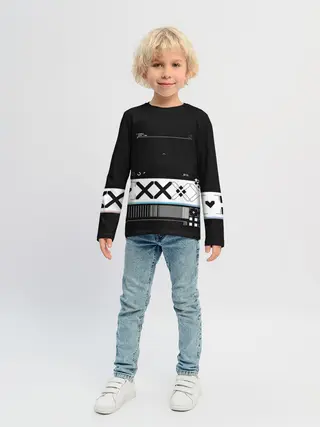 Детский лонгслив / Printstream | Поток информации