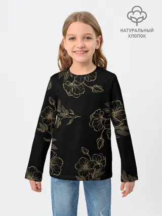 Детский лонгслив / Весенняя ночь