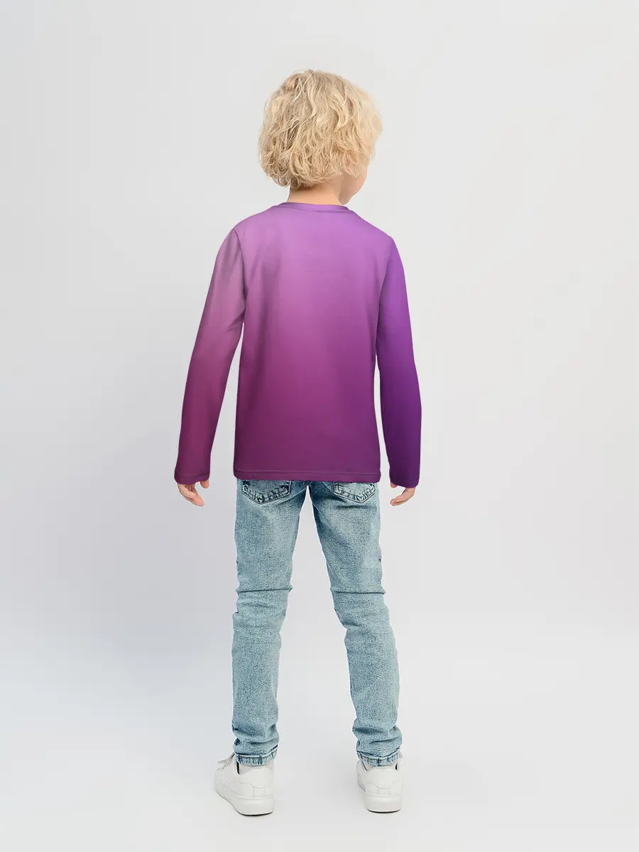 Детский лонгслив / Аметистовый закат