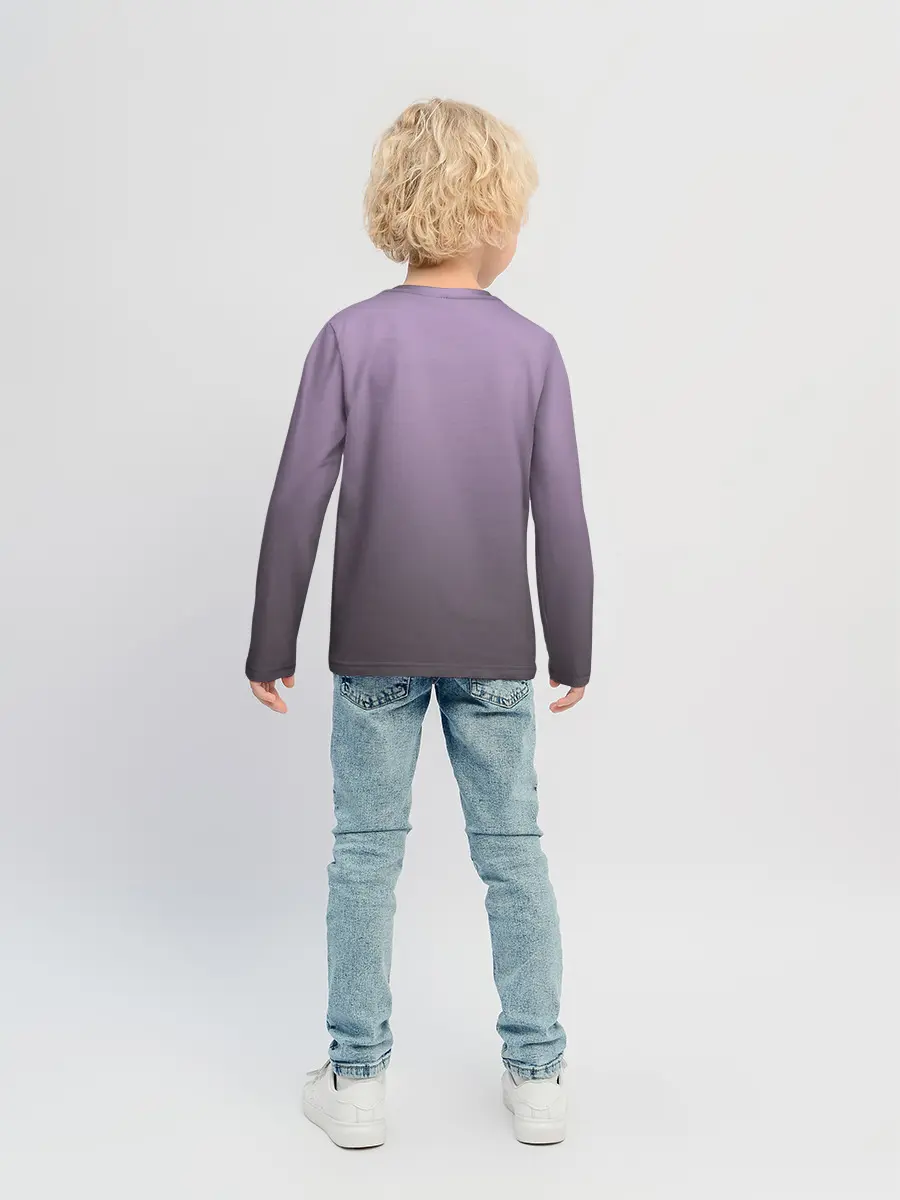 Детский лонгслив / влюбленный котенок