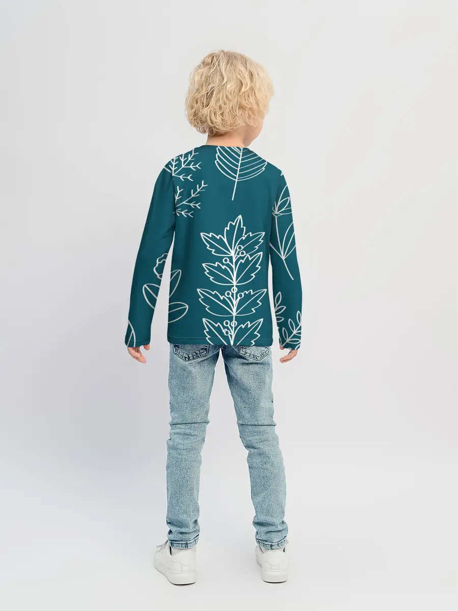 Детский лонгслив / Цветы