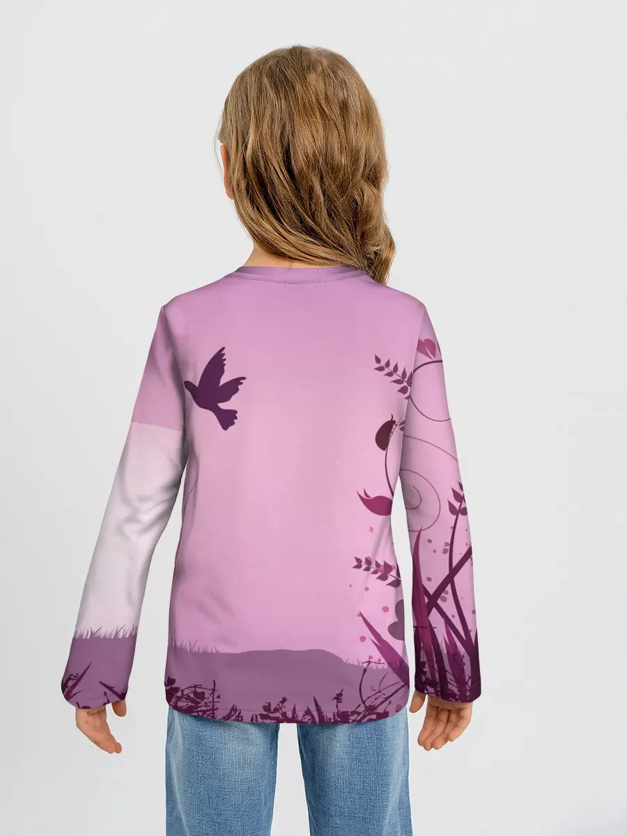 Детский лонгслив / Природа