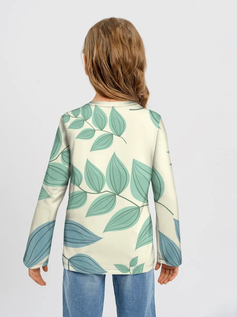 Детский лонгслив / Цветы