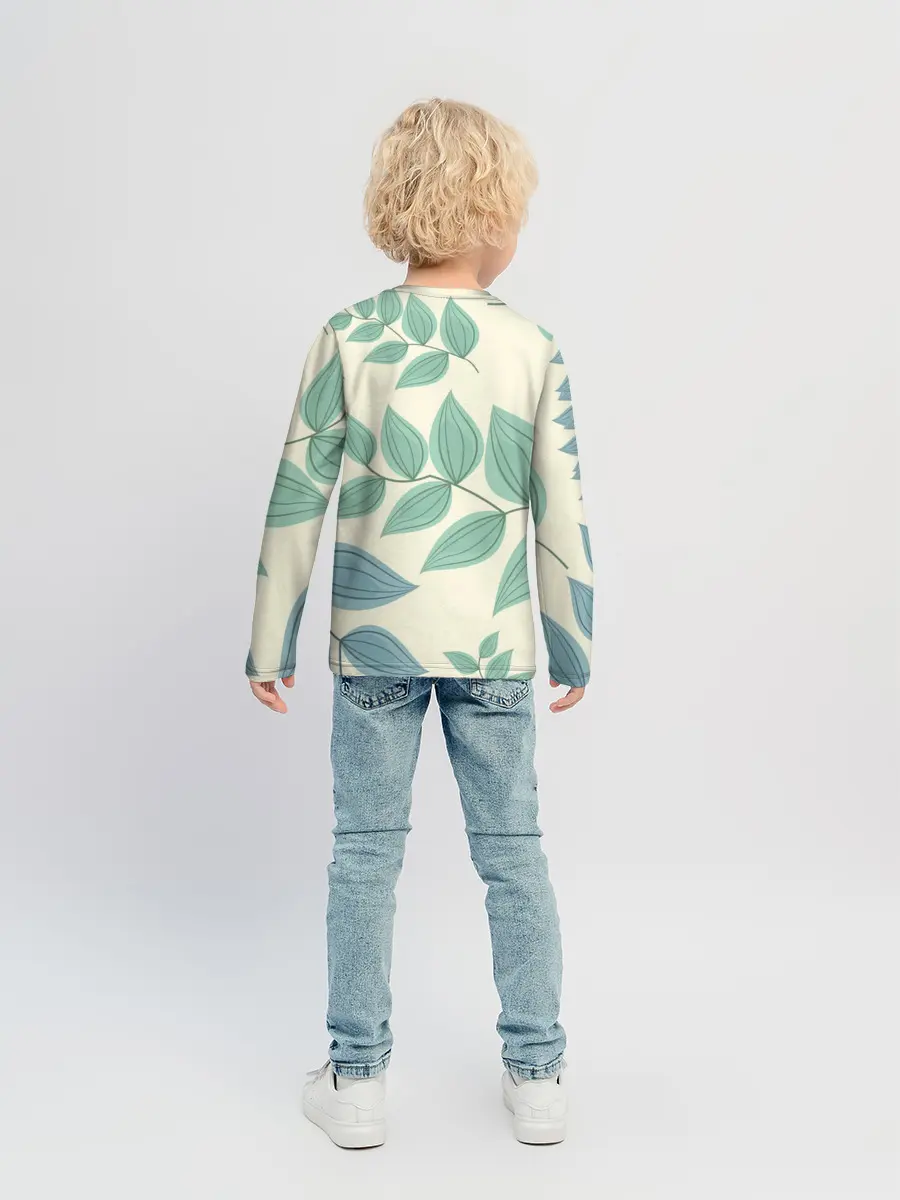 Детский лонгслив / Цветы