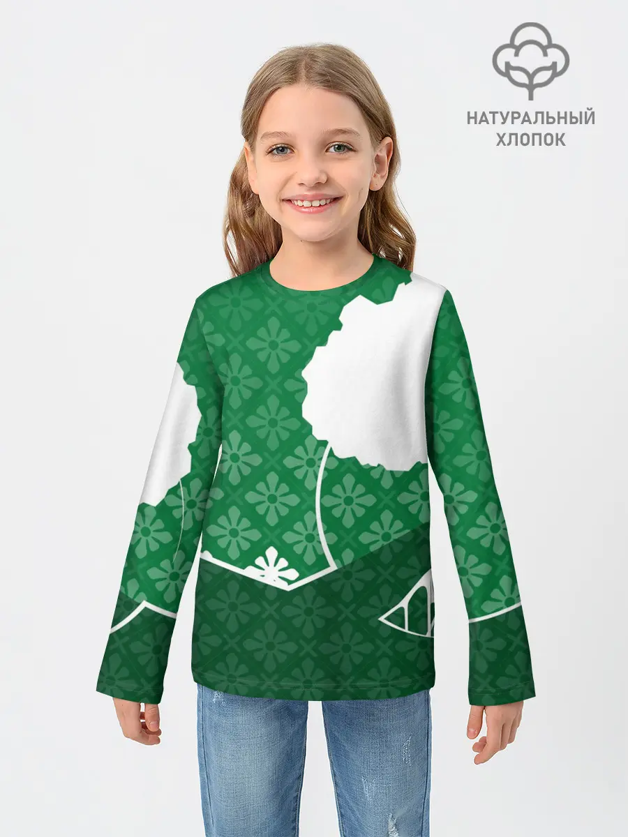 Детский лонгслив / Дерево