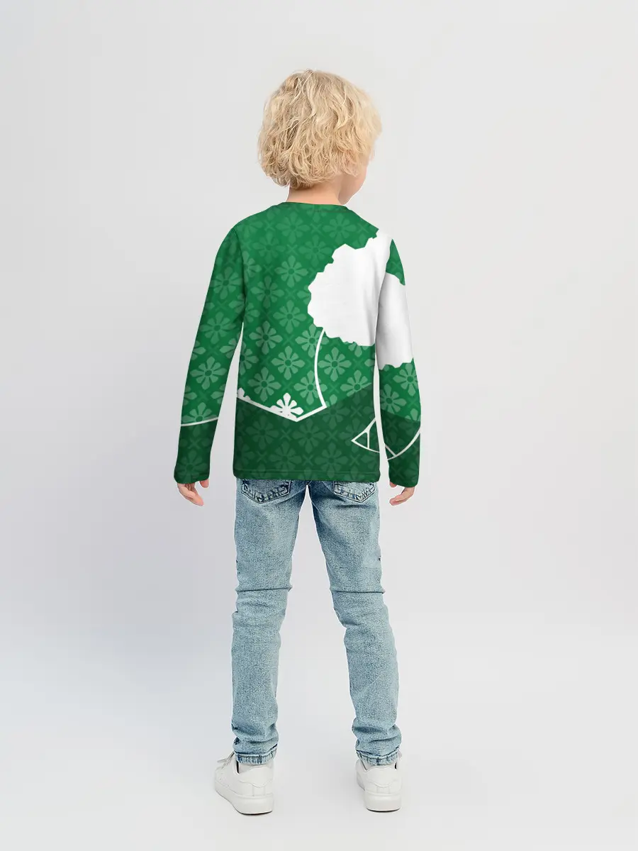 Детский лонгслив / Дерево