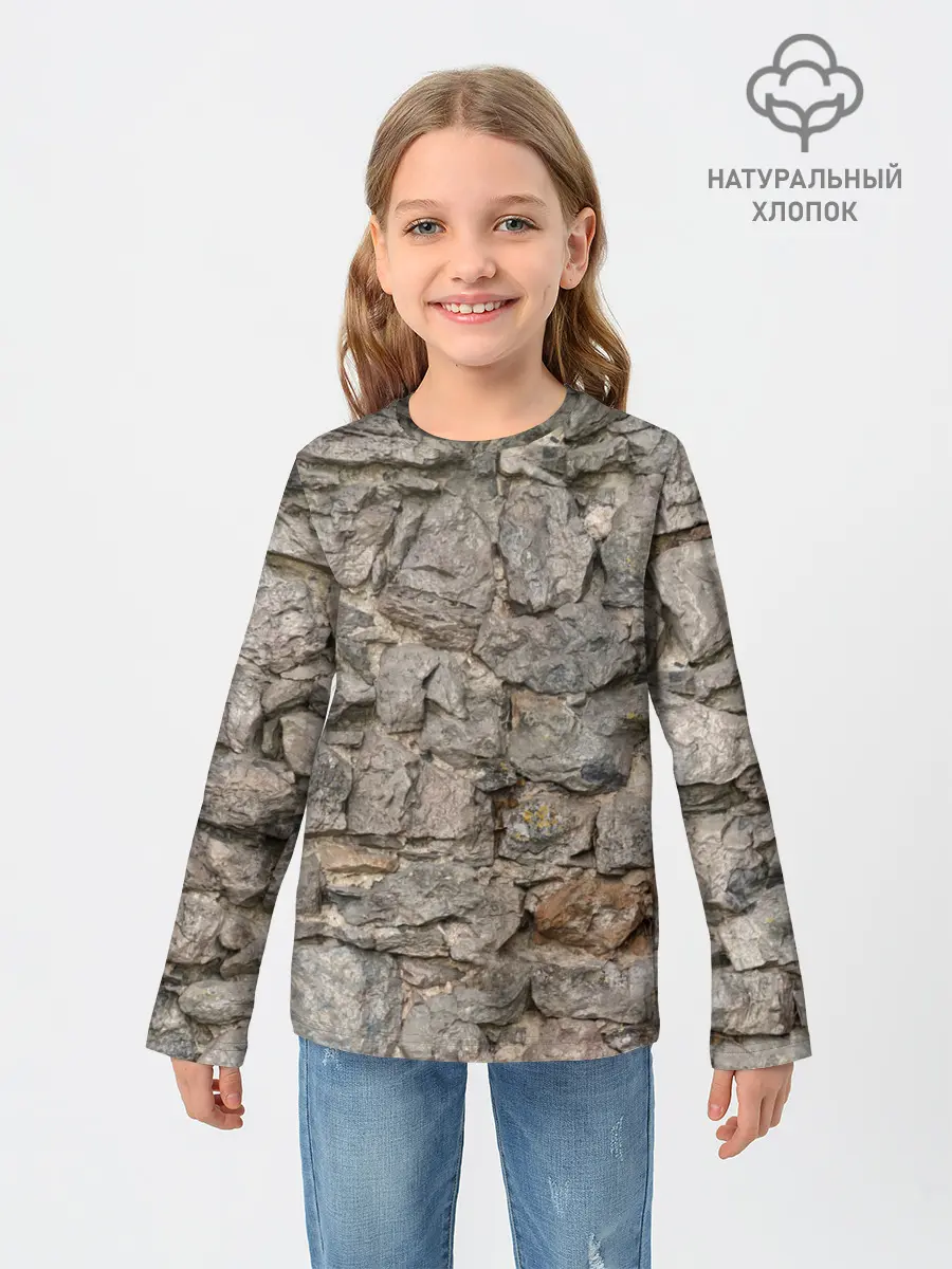 Детский лонгслив / Сломанная стена