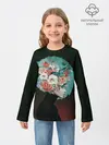 Детский лонгслив / Girl in flowers