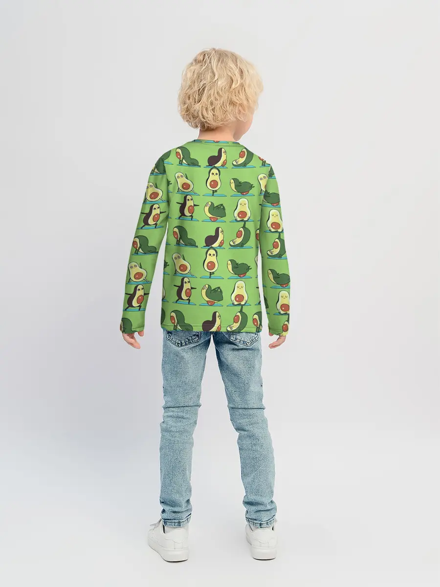 Детский лонгслив / Авокадо | Зарядка