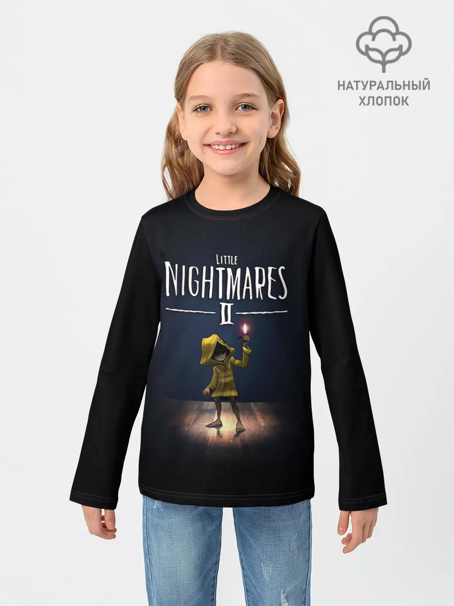 Детский лонгслив / Little Nightmares 2 пламя