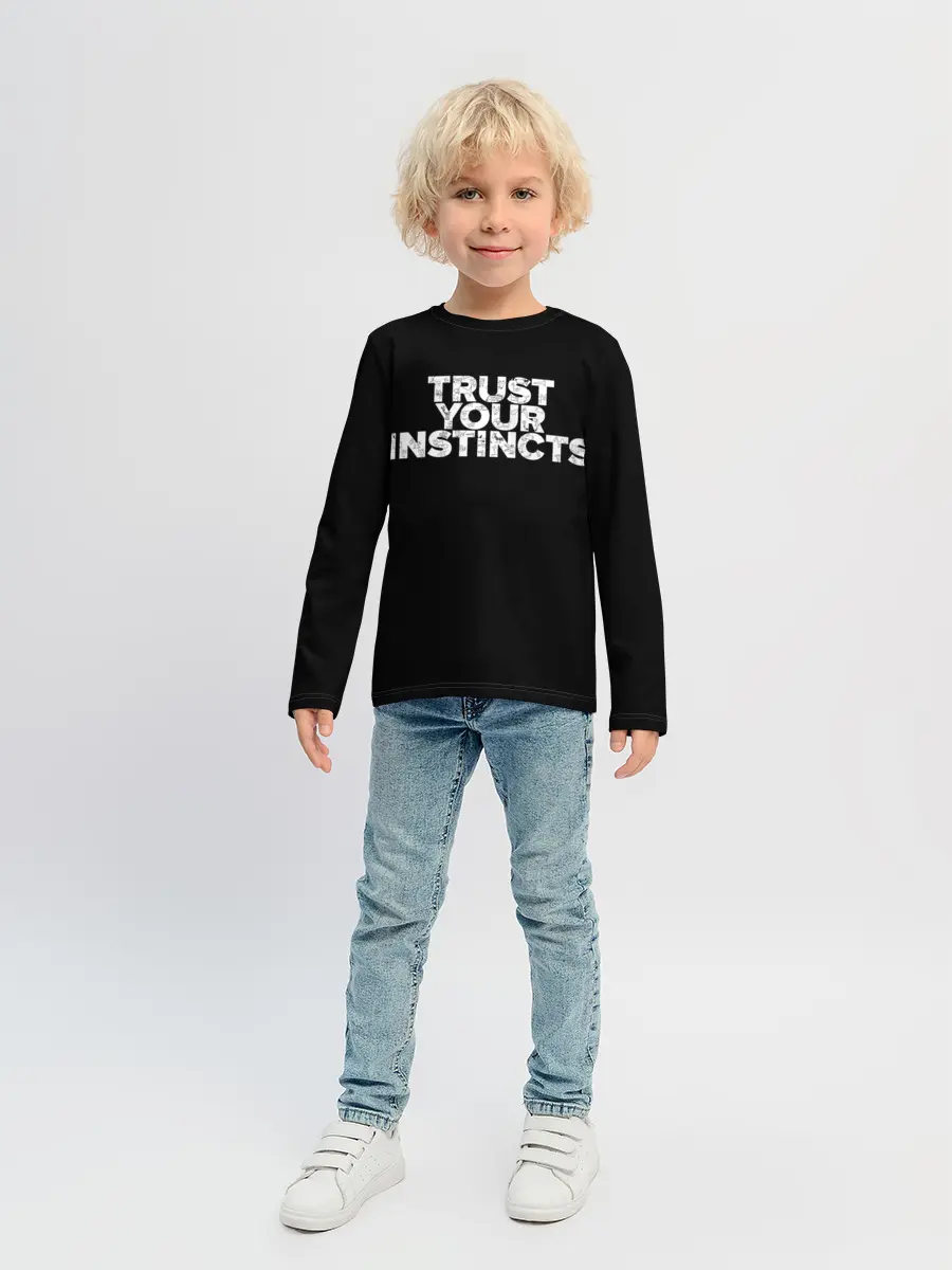 Детский лонгслив / Инстинкты