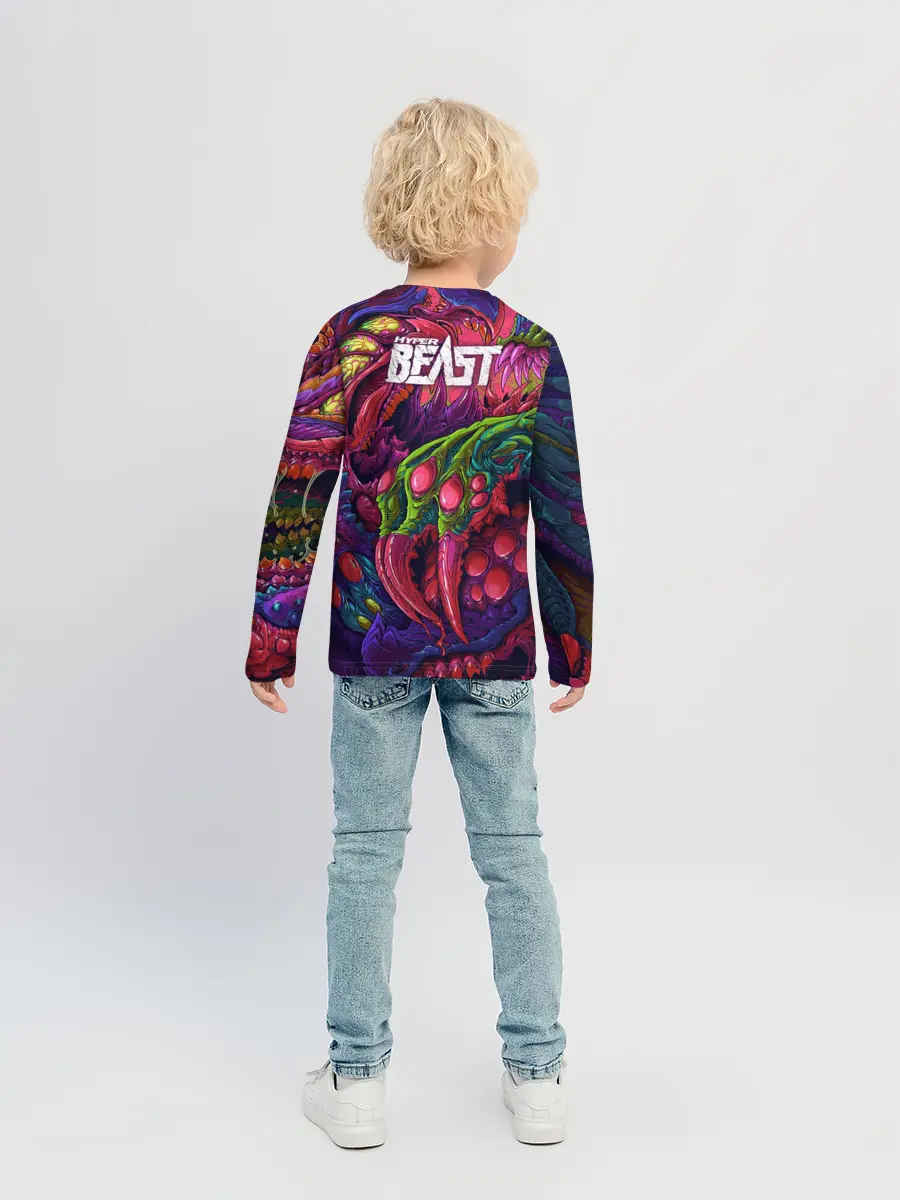 Детский лонгслив / CS GO | Hyper Beast