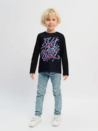 Детский лонгслив / Неон