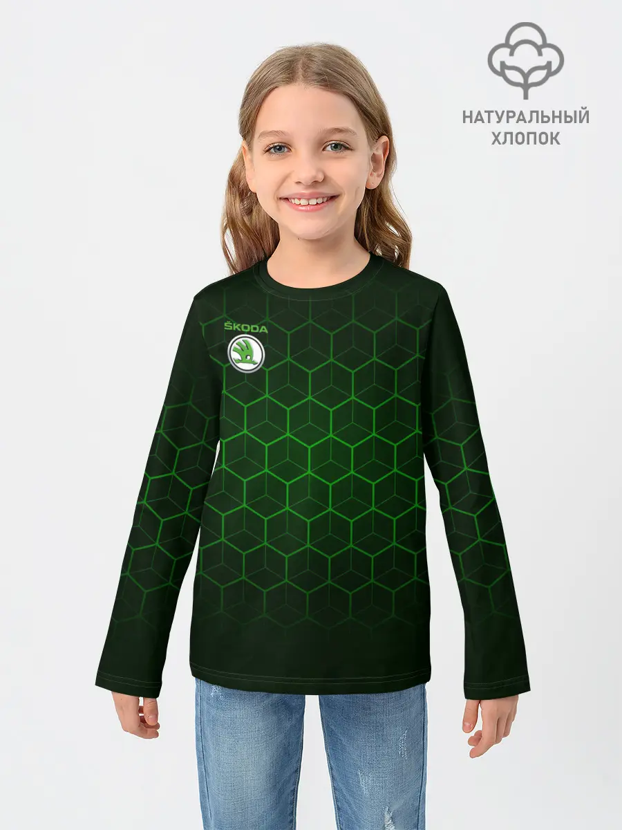 Детский лонгслив / SKODA