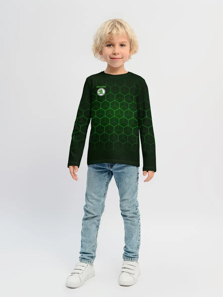 Детский лонгслив / SKODA