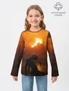 Детский лонгслив / Берсерк закат