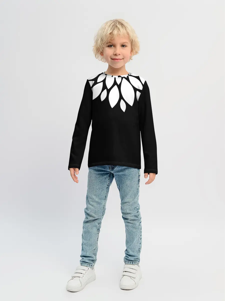 Детский лонгслив / Лепестки