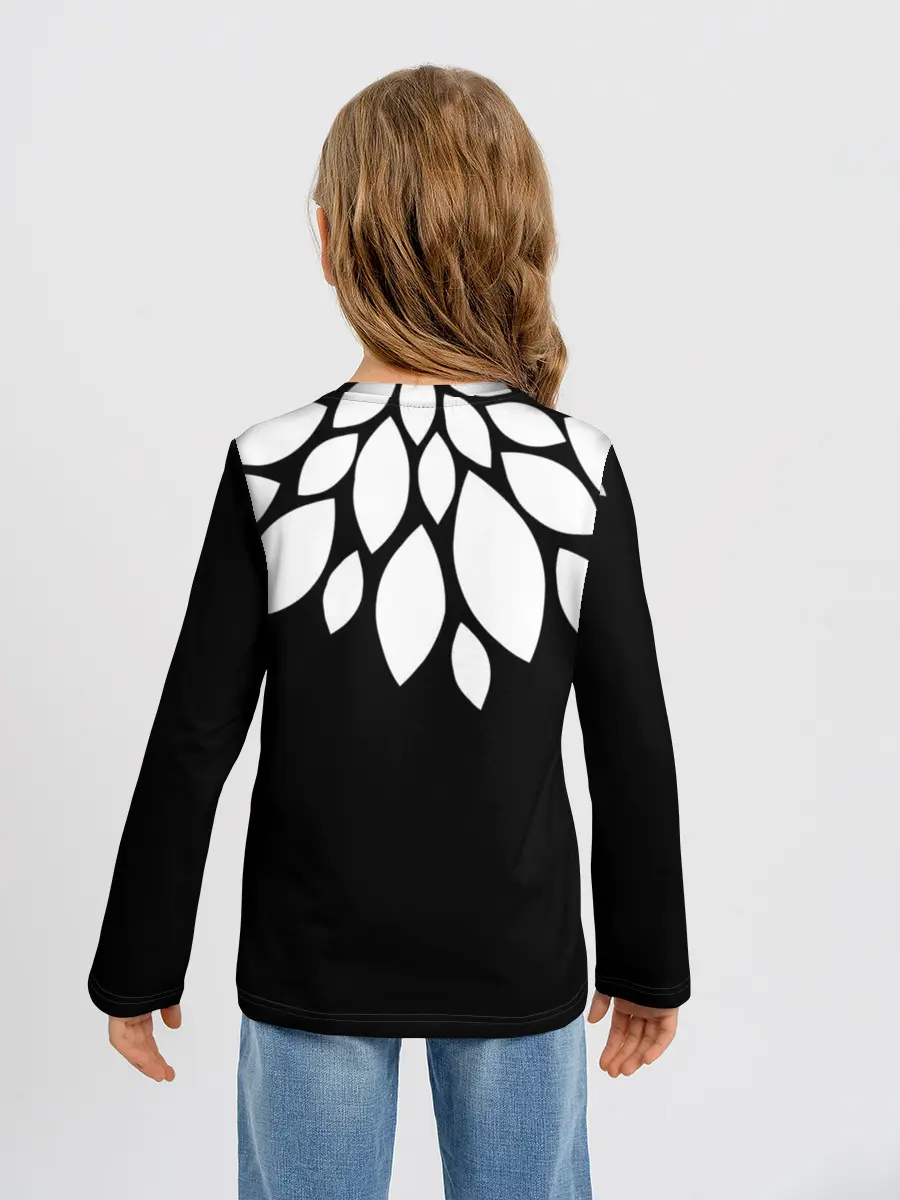 Детский лонгслив / Лепестки