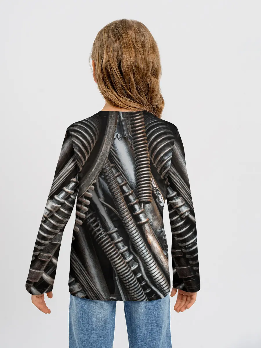 Детский лонгслив / СТИМПАНК | МЕХАНИЧЕСКИЕ ЧАСТИ