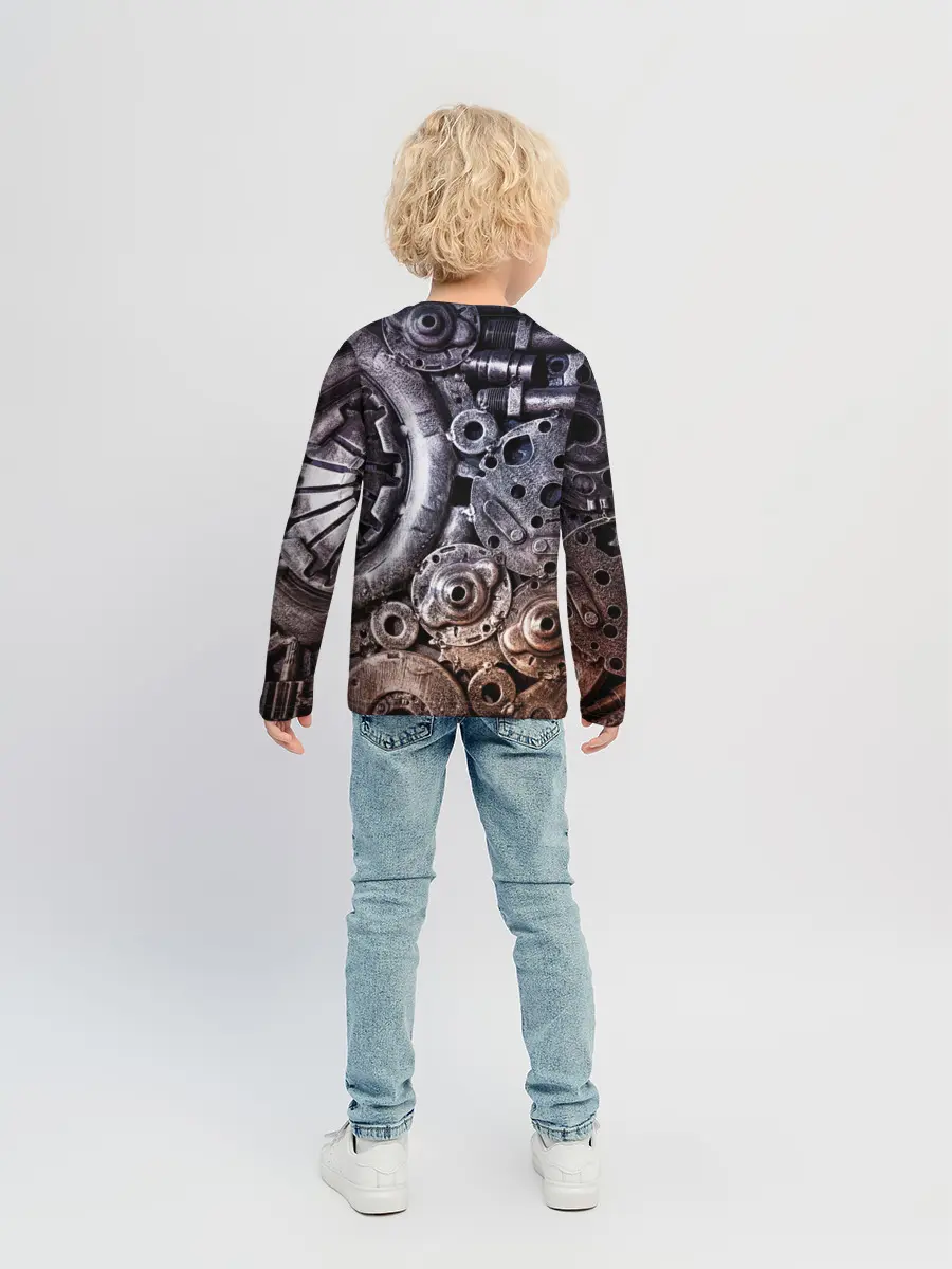 Детский лонгслив / СТИМПАНК | МЕТАЛ