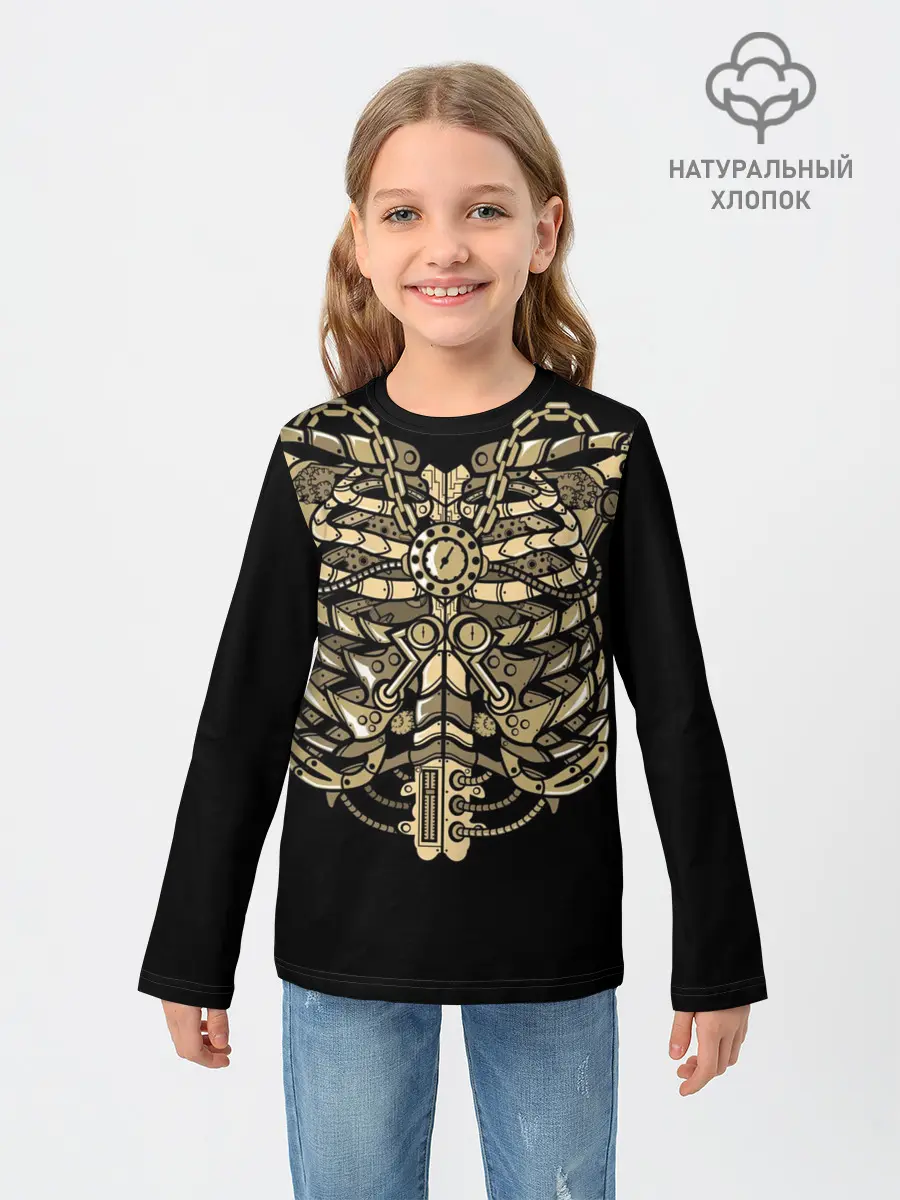 Детский лонгслив / ГРУДНАЯ КЛЕТКА | СТИМПАНК