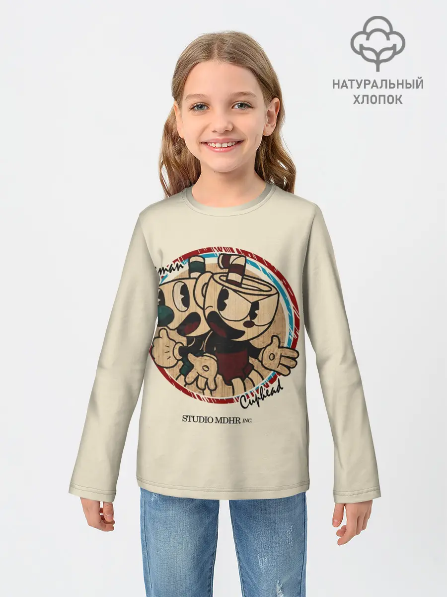 Детский лонгслив / CUPHEAD