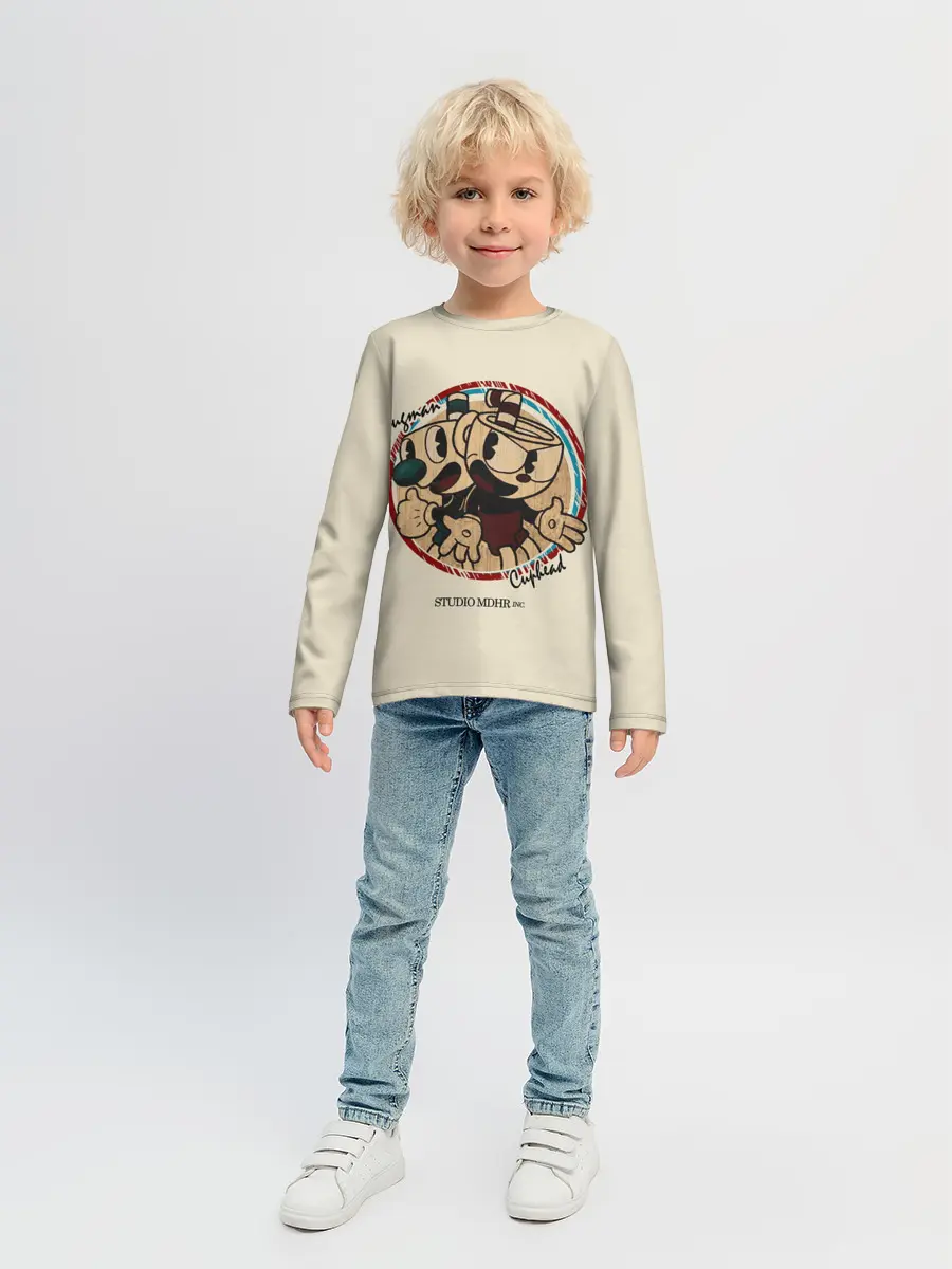 Детский лонгслив / CUPHEAD