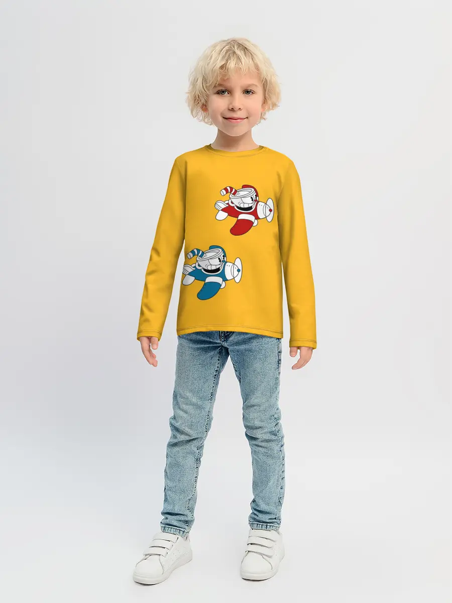 Детский лонгслив / CUPHEAD