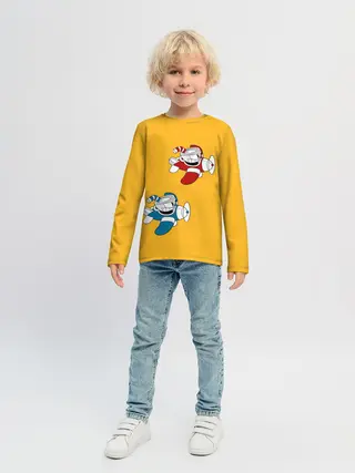 Детский лонгслив / CUPHEAD