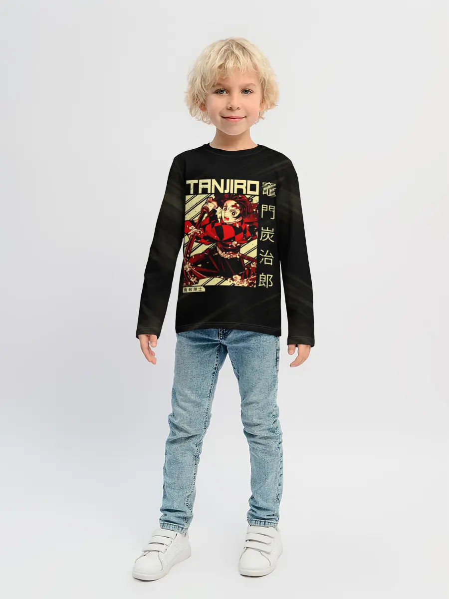 Детский лонгслив / Tanjirou Kimetsu no Yaiba