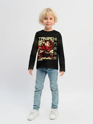 Детский лонгслив / Tanjirou Kimetsu no Yaiba