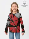 Детский лонгслив / Треугольники