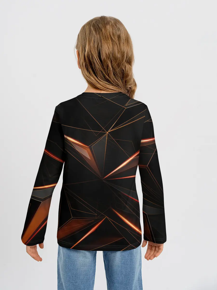 Детский лонгслив / Геометрическая Абстракция