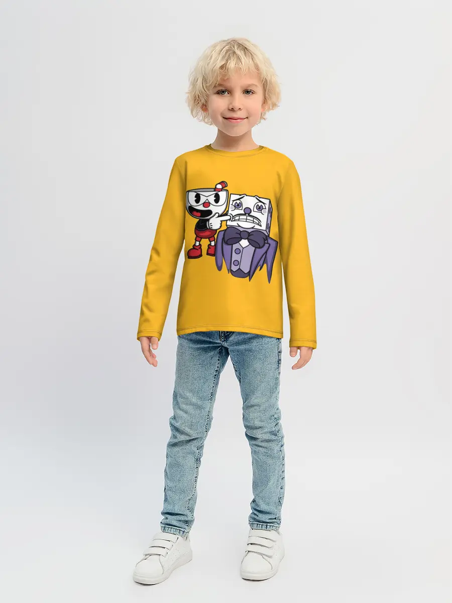Детский лонгслив / CUPHEAD
