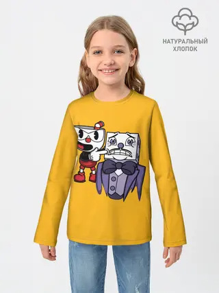 Детский лонгслив / CUPHEAD