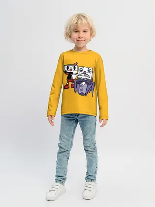 Детский лонгслив / CUPHEAD