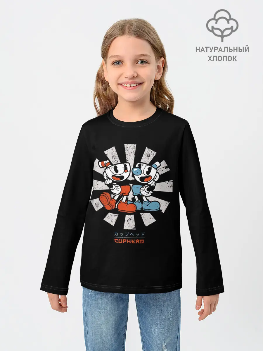 Детский лонгслив / CUPHEAD