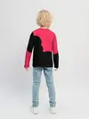 Детский лонгслив / Rena Black Pink