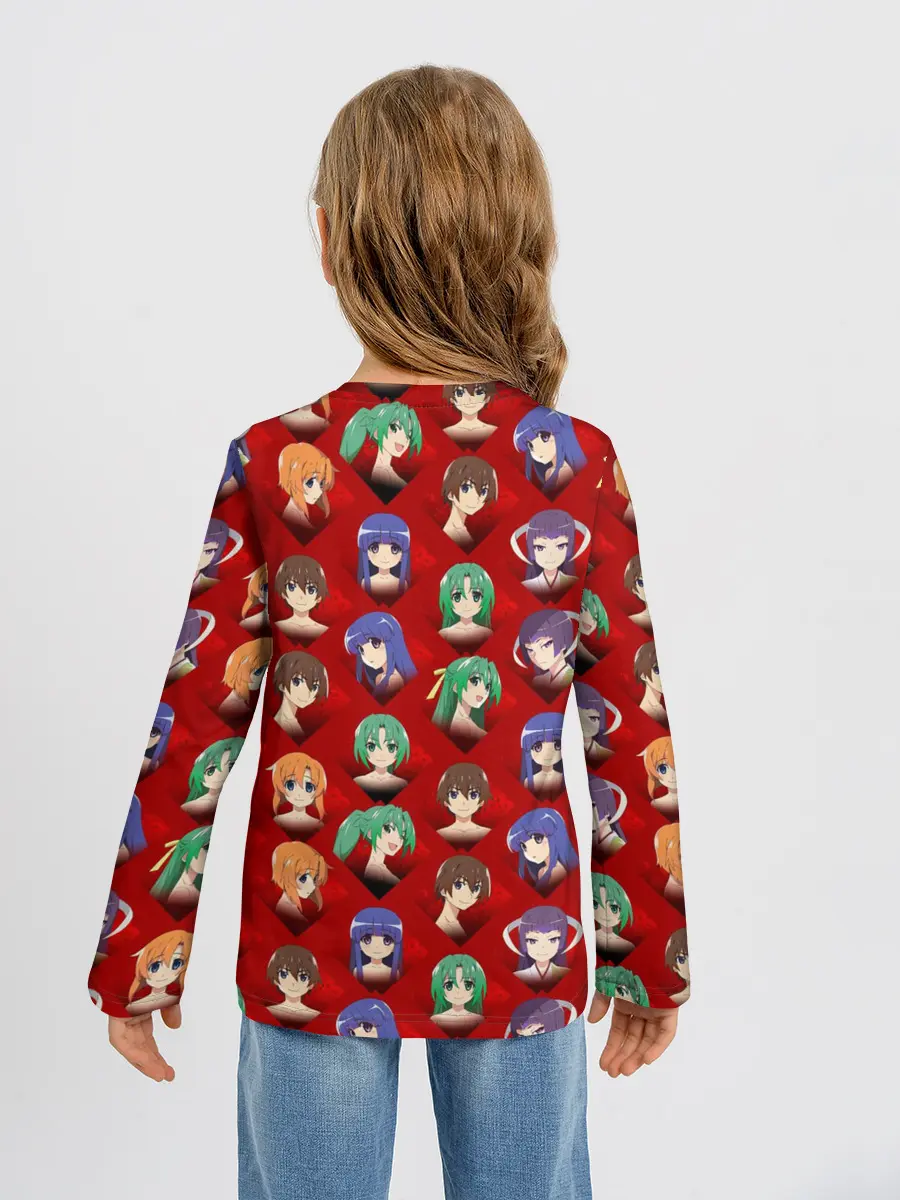 Детский лонгслив / Characters Higurashi no...