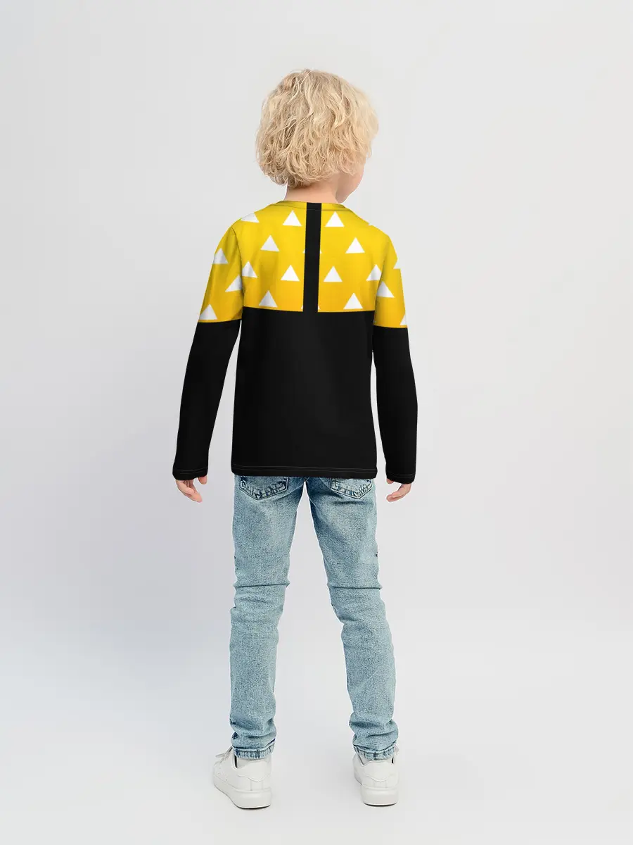 Детский лонгслив / Zenitsu Agatsuma Kimetsu no Yaiba