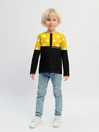 Детский лонгслив / Zenitsu Agatsuma Kimetsu no Yaiba