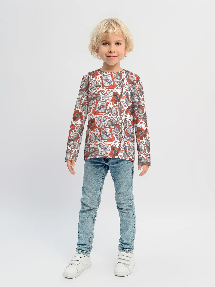 Детский лонгслив / Кинетическая скульптура.